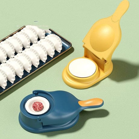 2-in-1 Manual Dumpling Maker & Dough Press – Portable Samosa & Gujiya Mould Tool