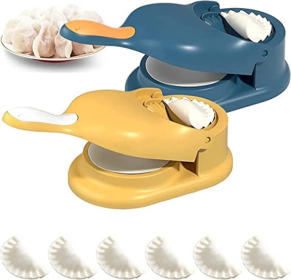 2-in-1 Manual Dumpling Maker & Dough Press β Portable Samosa & Gujiya Mould Tool