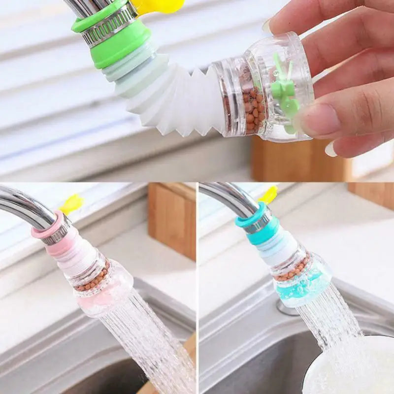 360° Rotatable Kitchen Faucet Water Filter – Adjustable Tap Nozzle