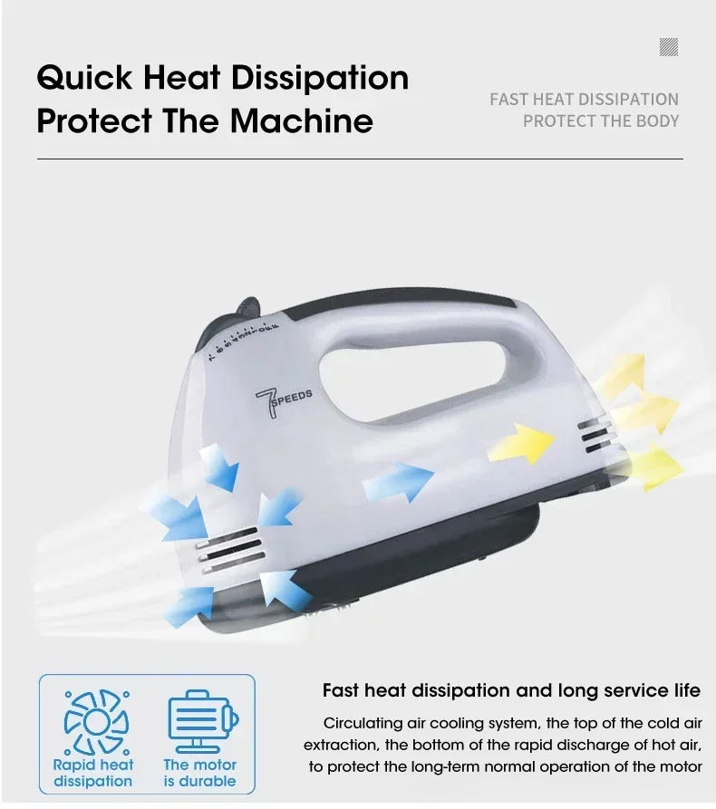 Electric Egg Beater Machine – Portable Hand Mixer for Kitchen