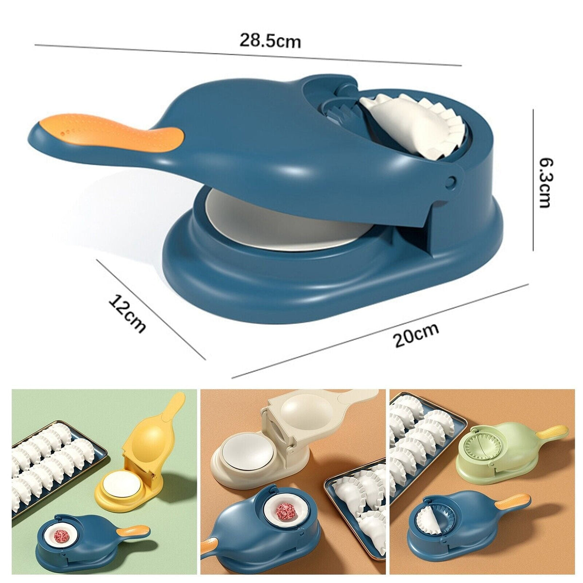 2-in-1 Manual Dumpling Maker & Dough Press β Portable Samosa & Gujiya Mould Tool