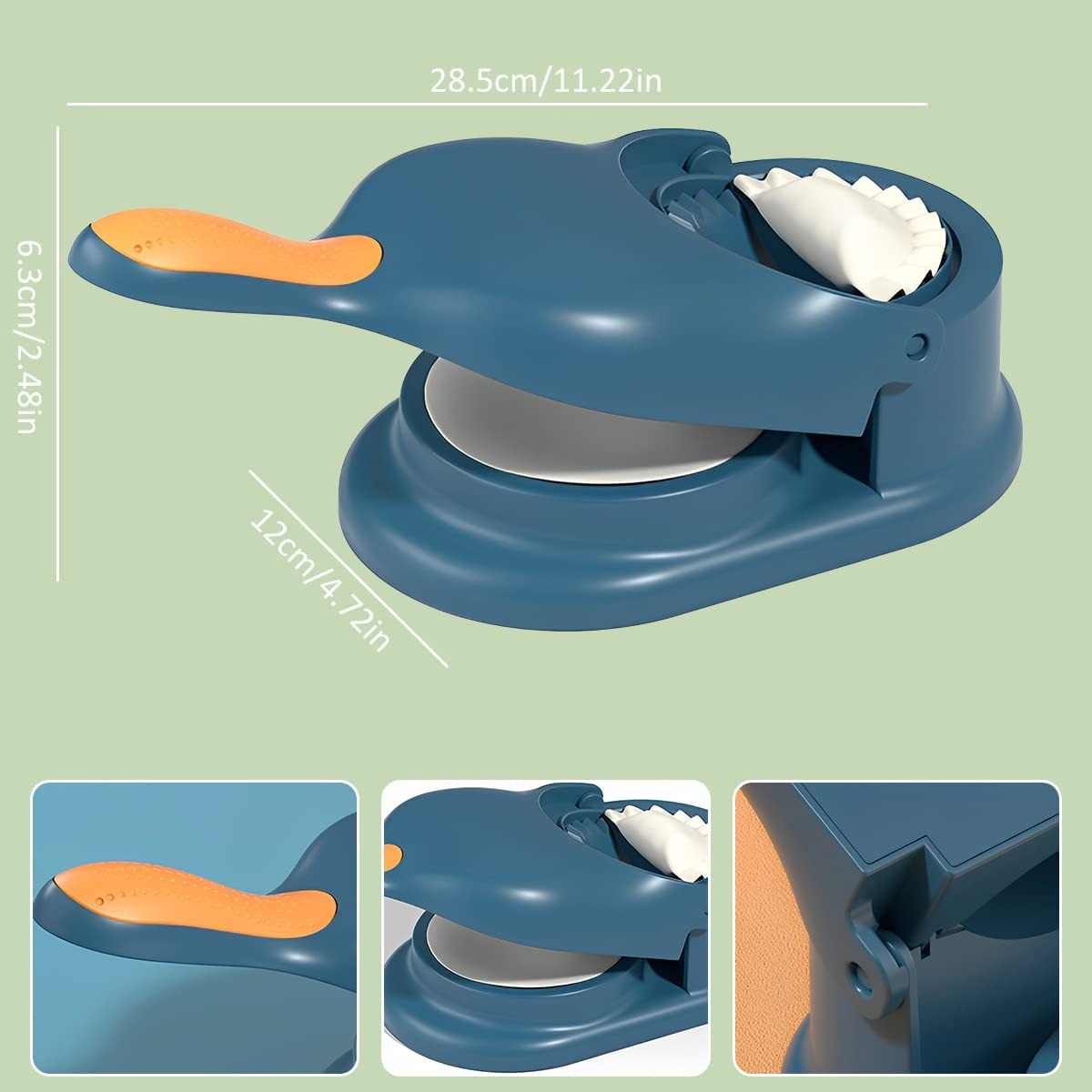 2-in-1 Manual Dumpling Maker & Dough Press β Portable Samosa & Gujiya Mould Tool