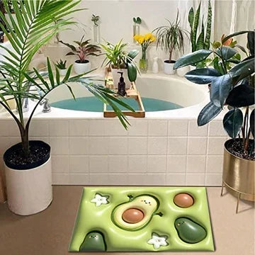 3D Printing Soft Mat – Flower Design Anti-Slip Floor & Bathroom Mat