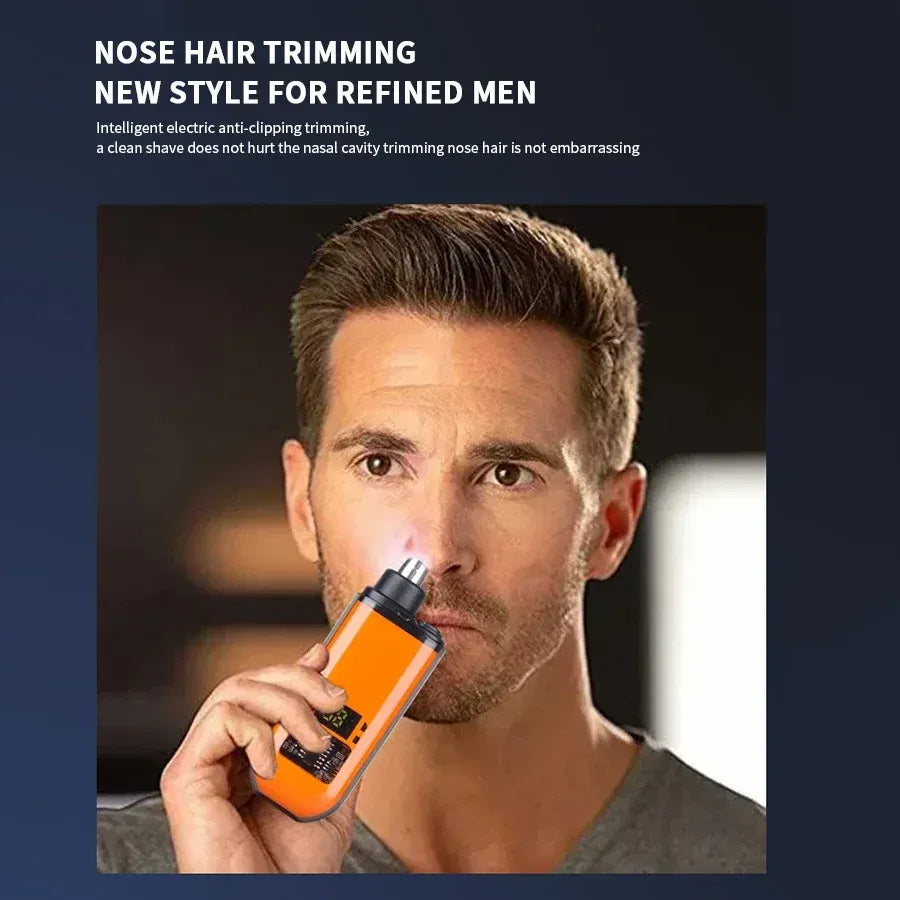 Rechargeable Nose Trimmer – Safe & Painless Facial Hair Groomer