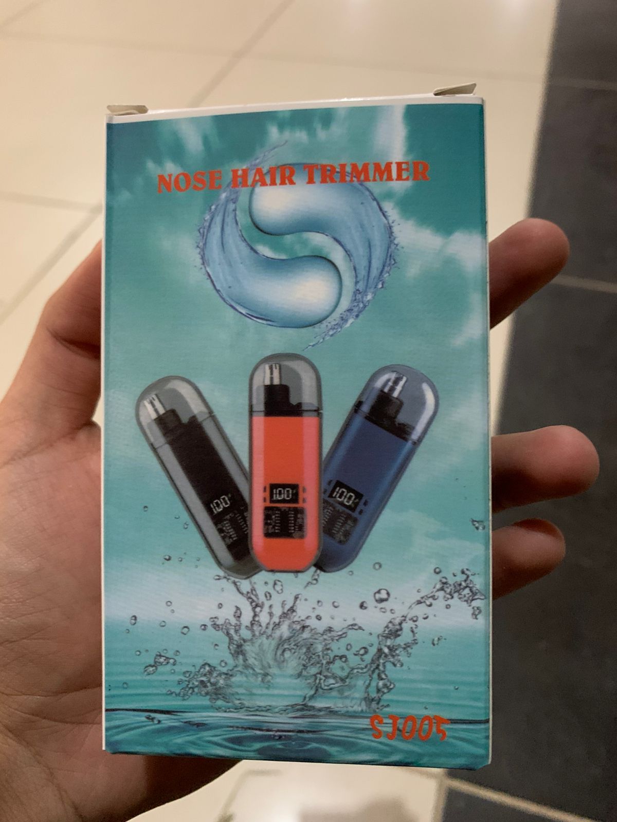 Rechargeable Nose Trimmer – Safe & Painless Facial Hair Groomer