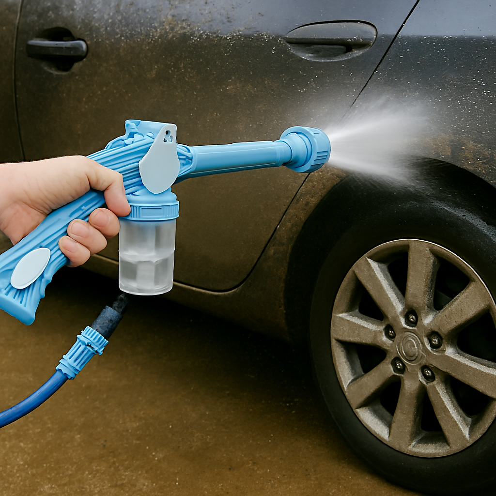 Jet Water Canon 8-in-1 Turbo Water Spray – Car, Bike & Garden Cleaning